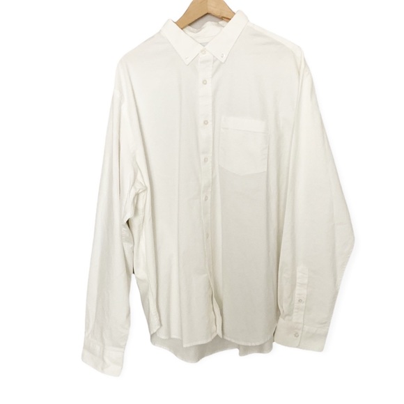 NWT Old Navy White Men's Button Down Shirt - XXL - Picture 2 of 8